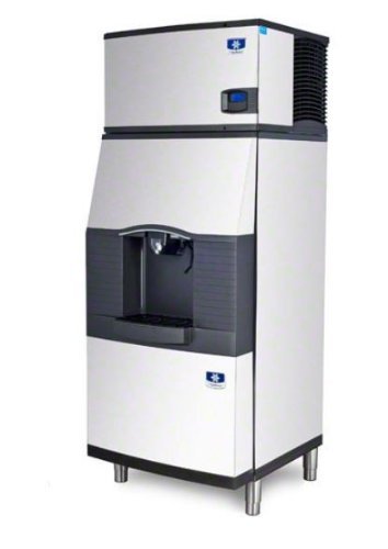 Manitowoc IY-0304A-SFA-291 310 Lb Air-Cooled Half Cube Ice Machine w/ SFA-291 Hotel Dispenser