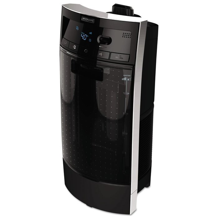 Jarden Digital Ultrasonic Tower Humidifier, 3 Gal Output, 10w x 10 1/4d x 22h, Black BUL7933-UM N2