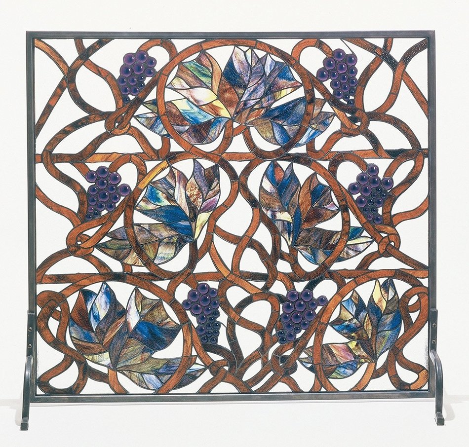 Grapevine Fireplace Screen