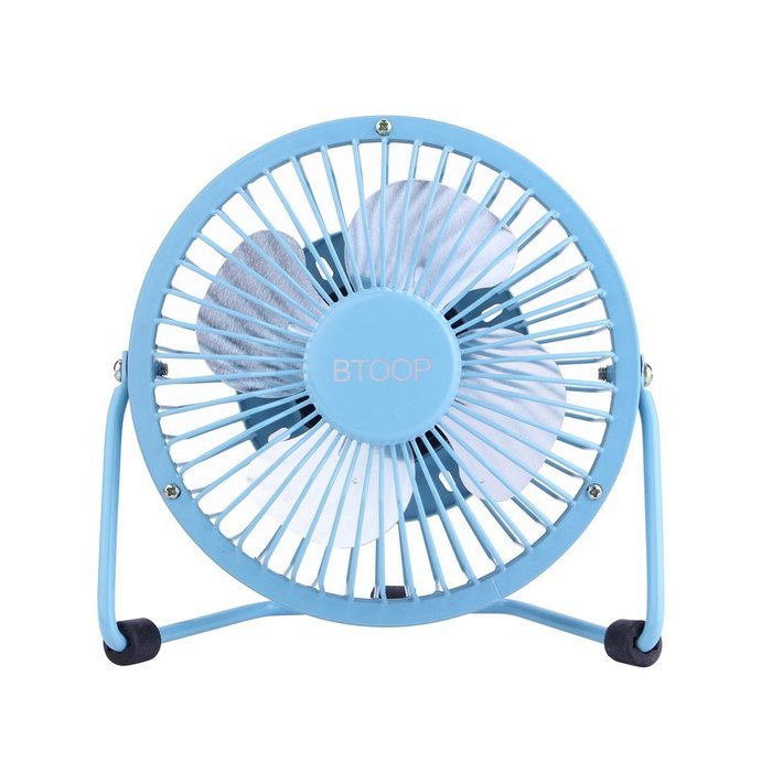 BTOOP 4 Inch Mini USB Desk Fan - Small - Black N3