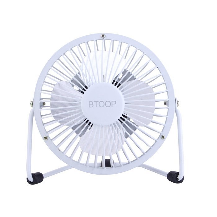 BTOOP 4 Inch Mini USB Desk Fan - Small - Black N4