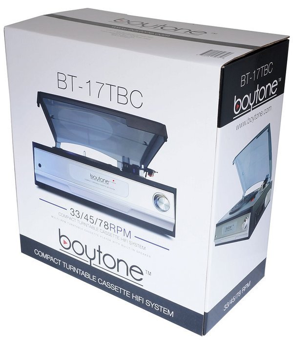 Boytone BT-17TBC Turntable + Cassette Player + Headphone jack N7