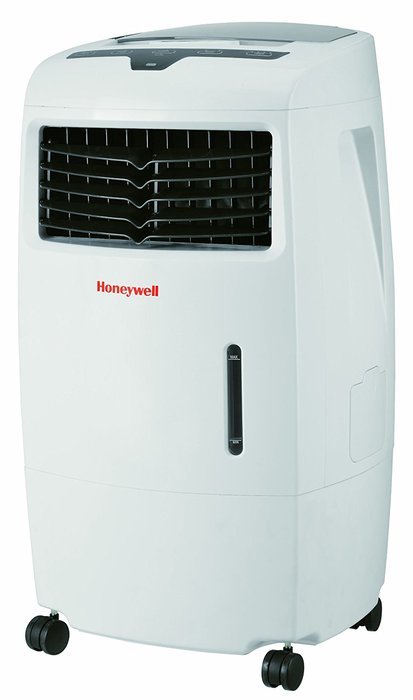 Honeywell CL25AE 52 Pt. Indoor Portable Evaporative Air Cooler with Remote Control - White N7