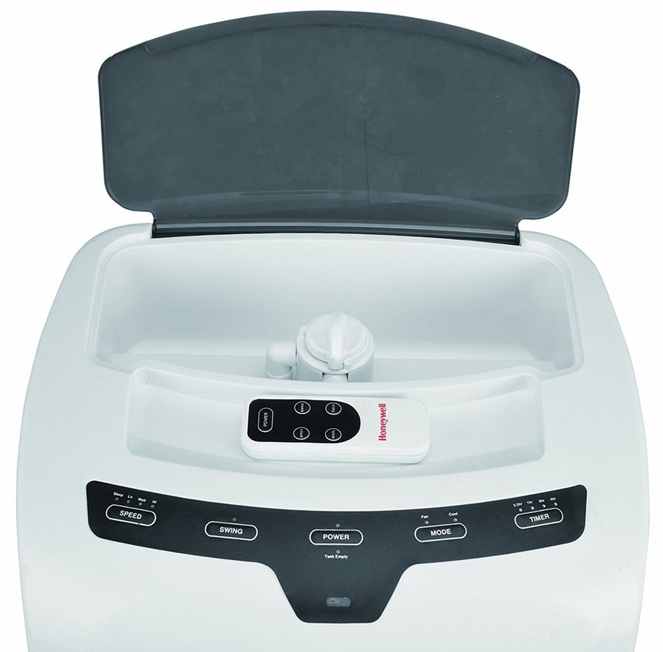 Honeywell CL25AE 52 Pt. Indoor Portable Evaporative Air Cooler with Remote Control - White N8