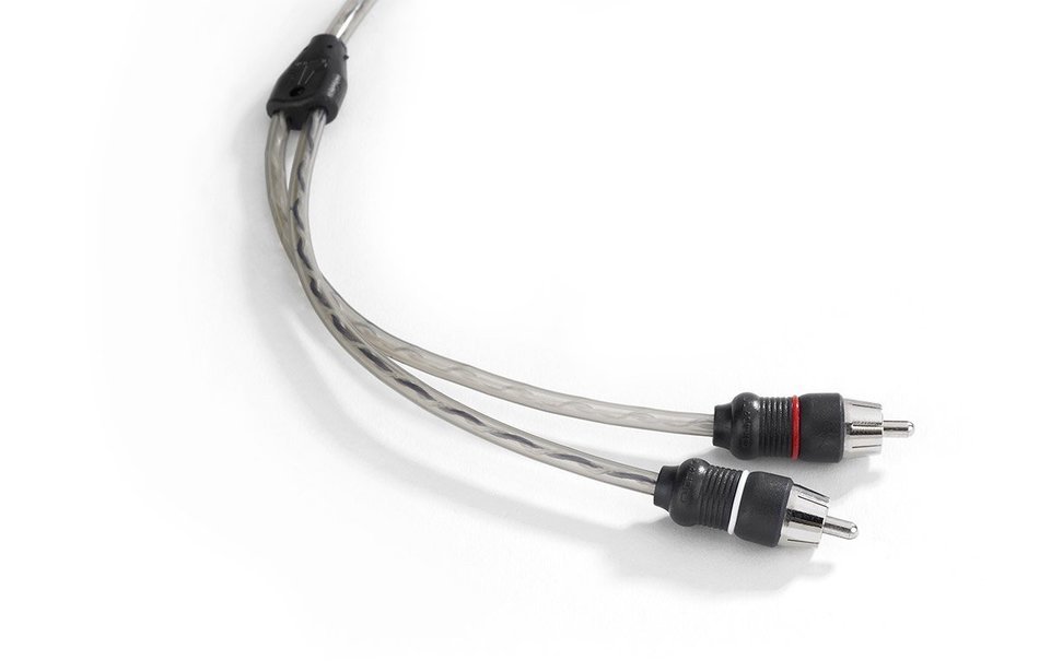 JL Audio XD-CLRAIC2-12 2-Channel Twisted-Pair Audio Interconnect Cable with Molded Connectors, 12-Feet