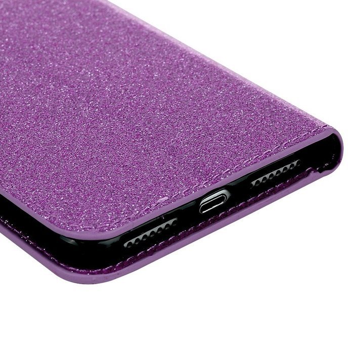 Badalink iPhone 7 Plus Wallet Case (5.5") Stand Flip Case Shiny Glitter PU Leather Case Shockproof Soft TPU Inner... N6