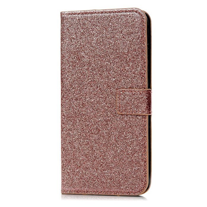 Badalink iPhone 7 Plus Wallet Case (5.5") Stand Flip Case Shiny Glitter PU Leather Case Shockproof Soft TPU Inner... N8