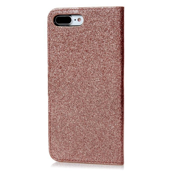 Badalink iPhone 7 Plus Wallet Case (5.5") Stand Flip Case Shiny Glitter PU Leather Case Shockproof Soft TPU Inner... N9
