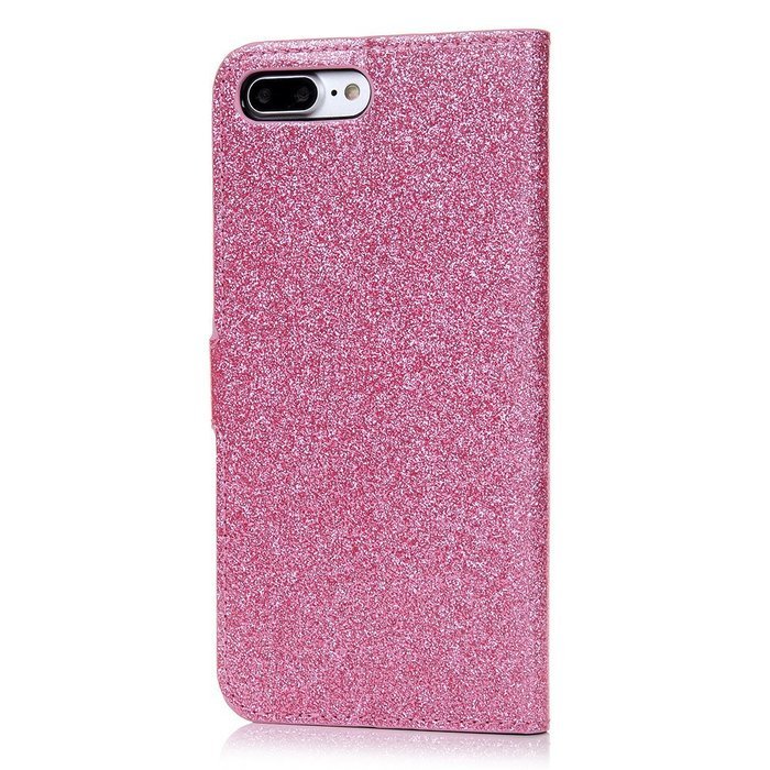 Badalink iPhone 7 Plus Wallet Case (5.5") Stand Flip Case Shiny Glitter PU Leather Case Shockproof Soft TPU Inner... N12