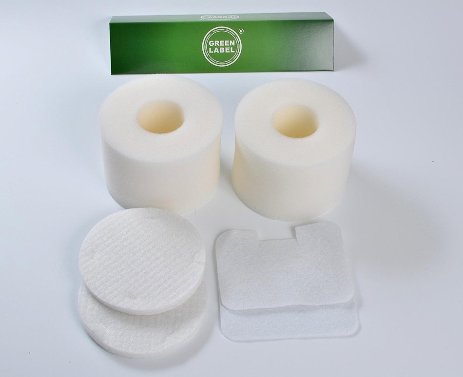 (2 Sets) For Shark NV42, Foam & Felt Filter Kit, Compare Part # XFF36. Genuine Green Label Product.