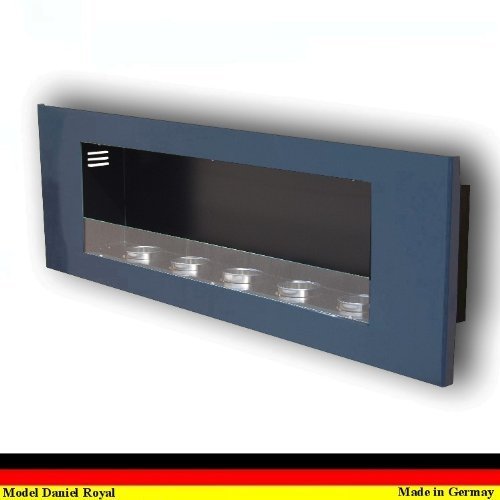 Gel and Ethanol Fire place Fireplace Model Daniel Royal color selection (Inox) N4
