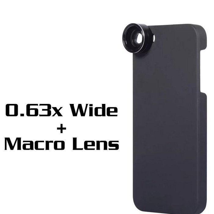 5 in 1 Mobile Phone Lens Kit, [9X Telephoto Telescope] [0.63x Wide Angle] [0.4X Super Wide Angle ] [180&deg; Fisheye... N47