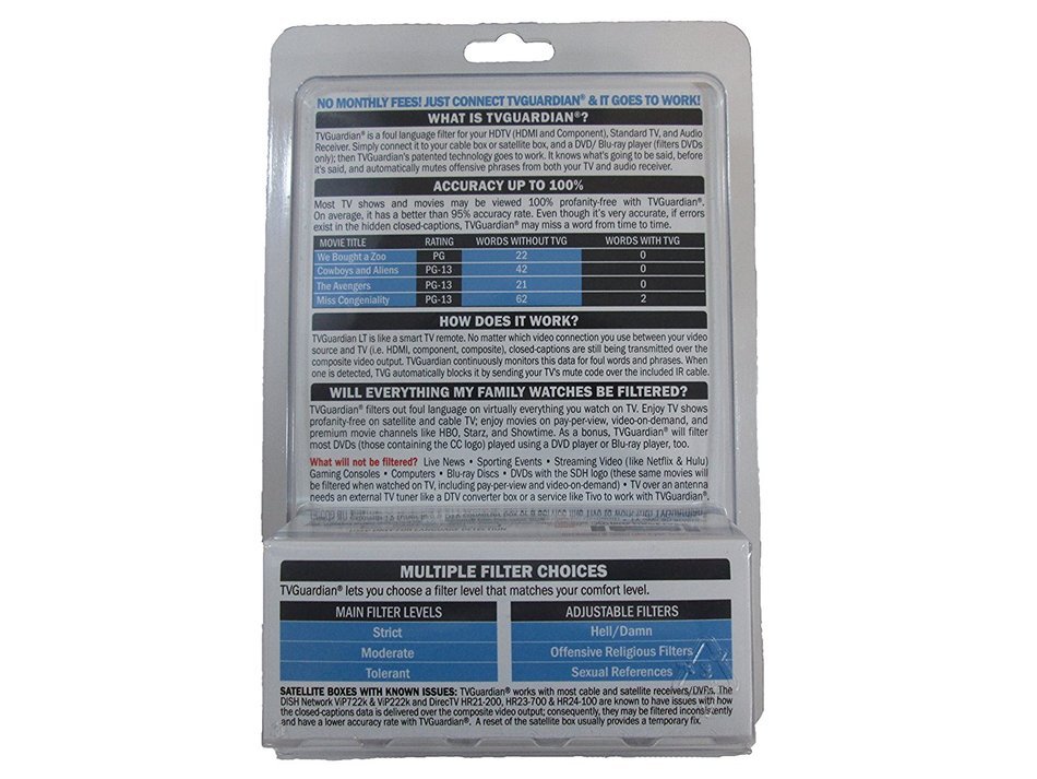 TV Guardian LT - Foul Language TV and DVD Profanity Filter N2