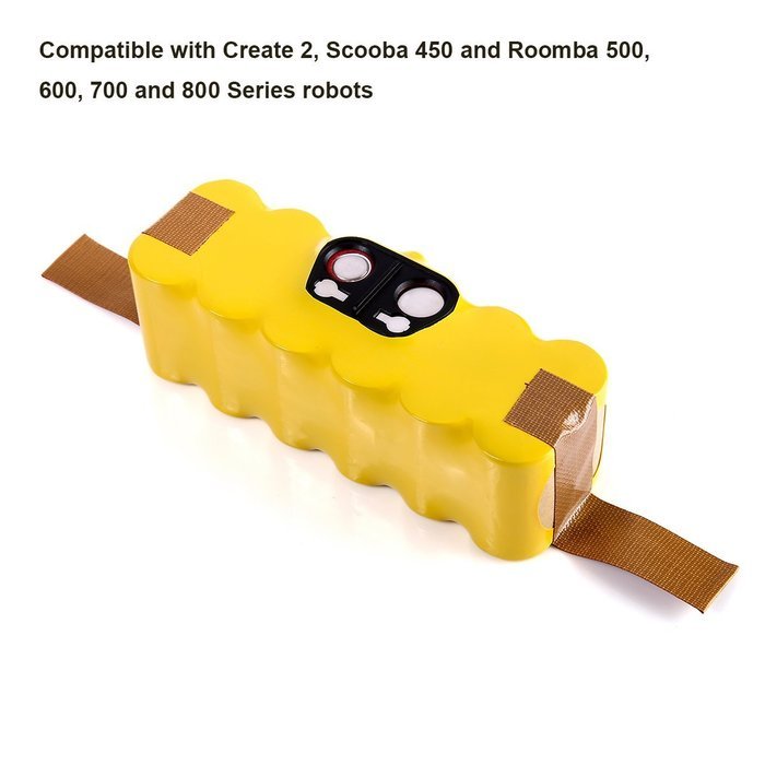 Powerextra Roomba Newer Model High Capacity 4500mAh Ni-NH Last Longer Replacement Battery for iRobot R3 500, 600... N5