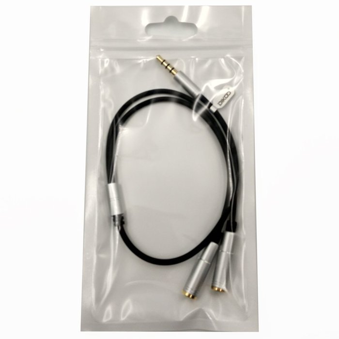 Headphone Splitter,DIKOO 3.5mm Audio Cable Y Jack Splitter Male to 2 Female for Headphones Earphones Earbuds Headset... N3