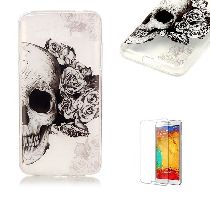 Galaxy J120(2016 Model) TPU Case with Free Screen Protector,Funyye See Through Transparent Soft Rubber Silicone... N109