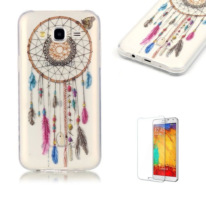 Galaxy J120(2016 Model) TPU Case with Free Screen Protector,Funyye See Through Transparent Soft Rubber Silicone... N113