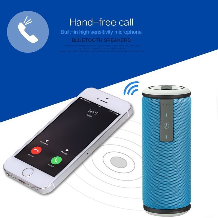 Bluetooth Speaker, Basstyle Universal IPX4 Waterproof Wireless Bluetooth Speaker Speakerphone with Mic, CSR V4.0... N7