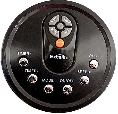 Excelife LF-45R Tower Fan with Remote Control, 45", Black N2