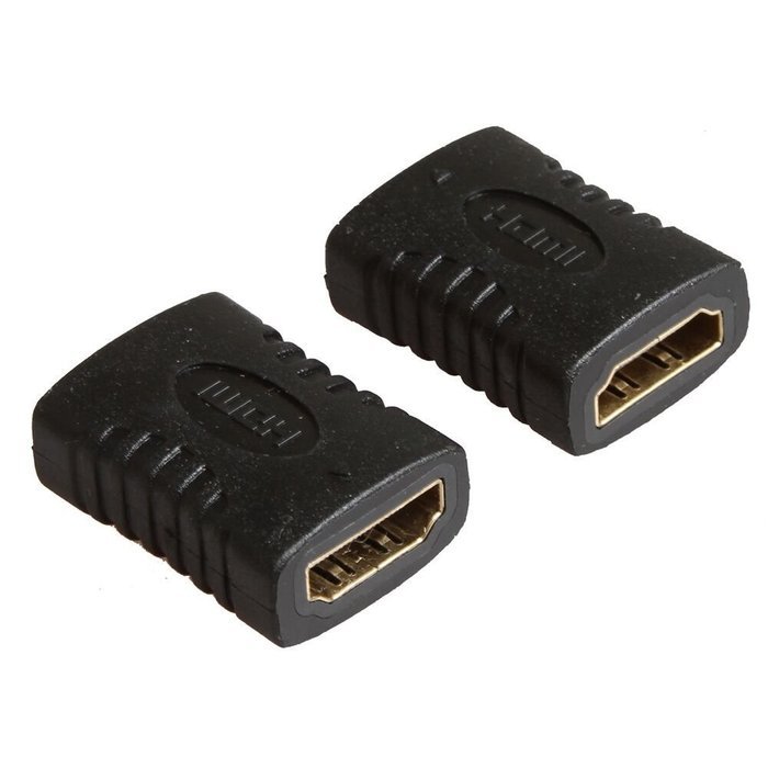 LINESO HDMI Female to Female Adapter Gold Plated High Speed HDMI Female Coupler 3D&4K Resolution N2
