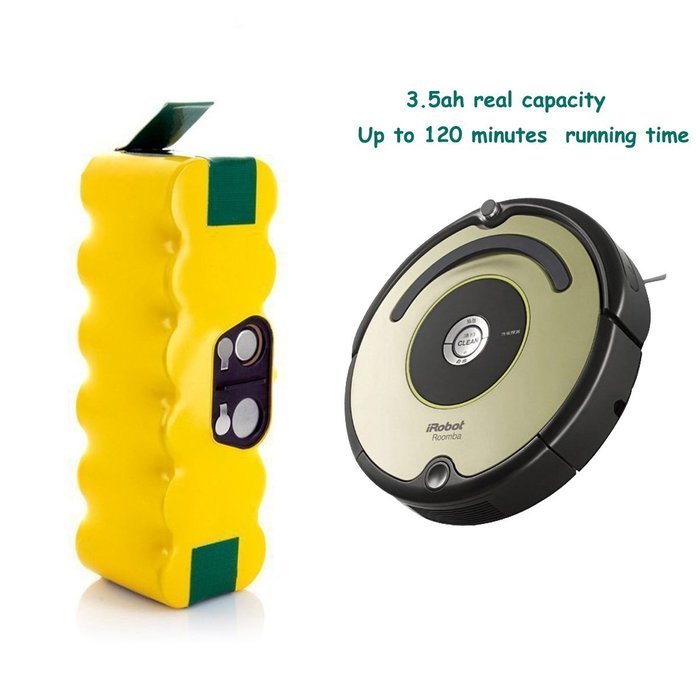 14.4V 3500mAh Nimh Battery for iRobot R3 500, 600, 700 & 800 series Roomba 510 530 531 532 533 535 536 540 545... N3