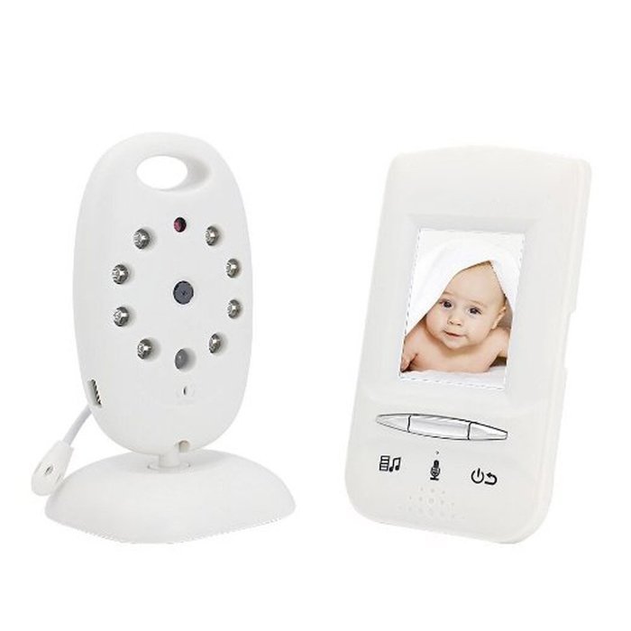 MuLuo 2.0 inch Baby Monitor 8 LED Night Vision Video Baby Monitor Wireless Security Camera N4