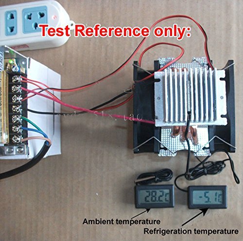 Qianson Thermoelectric Peltier Semiconductor Refrigeration Water Cooling System Cooler Fan TEC1-12715 Assembled N6