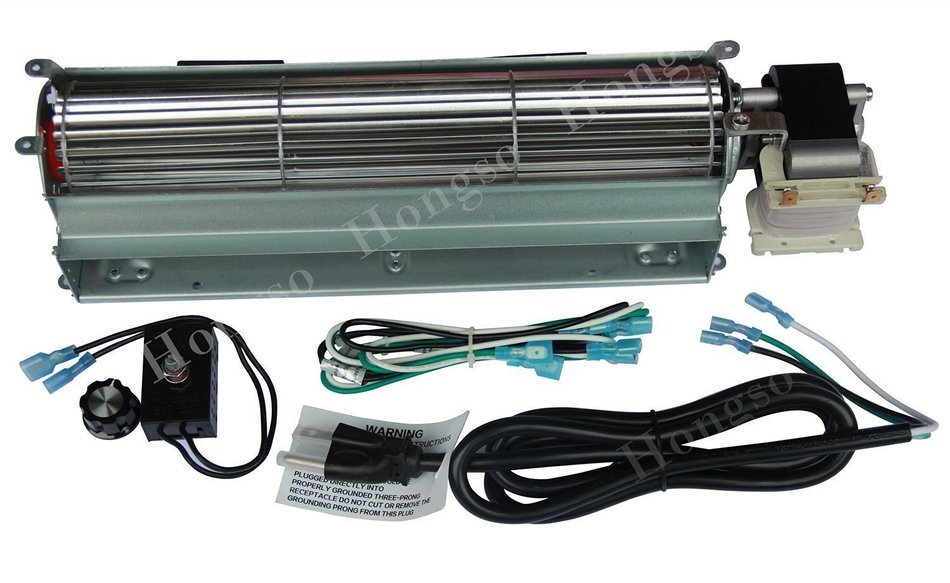 Hongso 16Y-New BK GA3650 GA3650B GA3700 GA3700A GA3750 GA3750A Replacement Fireplace Blower Fan KIT for Desa,... N2