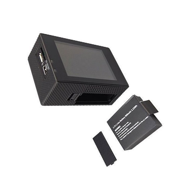 URWise 4K-H3 Sport Camera Wifi Waterproof Ultra HD 4K 2.0 inch LCD Screen Dual 170 Degree Angle View Sport Action... N16