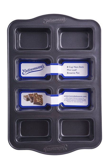 Entenmann's Classic 8 Cup Non-Stick Mini Loaf/Brownie Pan