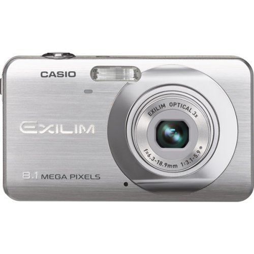 Casio Exilim EX-Z80SR 8MP 3x Zoom 2.6-Inch LCD Screen Digital Camera (Silver)
