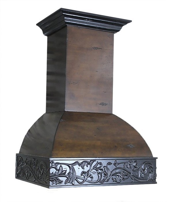 Z Line 393AH-36 1200 CFM Wooden Wall Mount Range Hood, 36", Antigua/Hamilton N2
