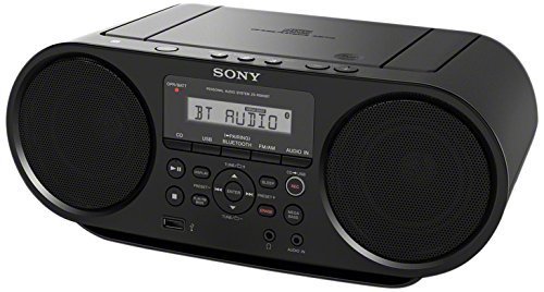 Sony Portable Bluetooth Digital Tuner AM/FM Radio Cd Player Mega Bass Reflex Stereo Sound System Plus FSM 6ft...