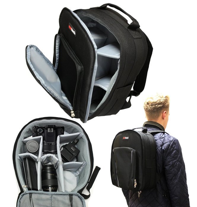 Navitech Digital SLR Camera & Lense Backpack Bag Case For The Panasonic Lumix G DMC-GH3/ Panasonic Lumix G DMC-GH2... N25