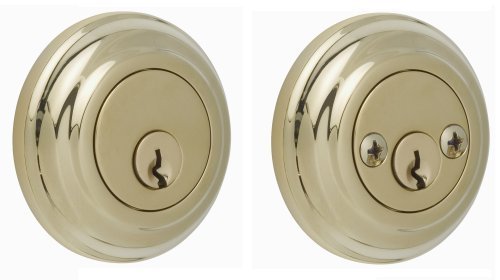 Sapphire Double Cylinder Deadbolt in Polished Brass by Sapphire
