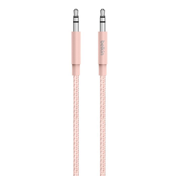 Belkin AV10164bt04-C00 MIXIT Metallic Aux/Auxiliary Cable, 4' (Rose Gold) N5