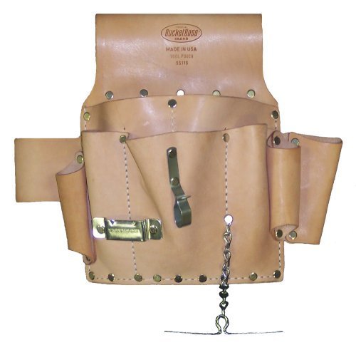Bucket Boss 55115 Electrician?s Pouch, Saddle Leather by Bucket Boss