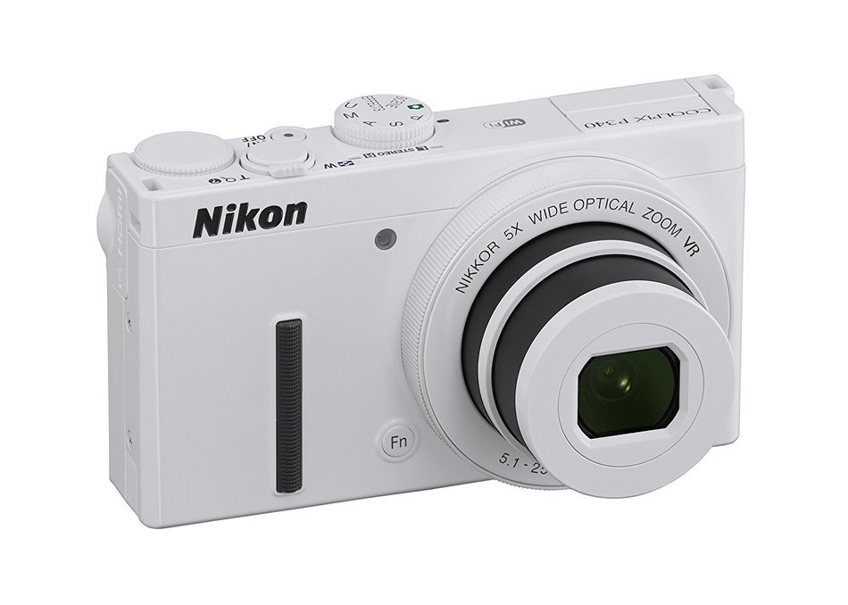 Nikon Coolpix P340 12.2 Mp Wi-fi Cmos Digital Camera with 5x Zoom Nikkor Lens and Full Hd 1080p Video (White) N4
