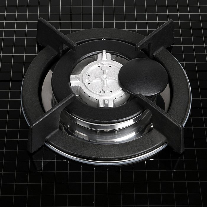 Windmax EuroStyle 35.5 in. Coated Glass 5 Burners Built-In Stove NG Gas Cooktop Cooker N2
