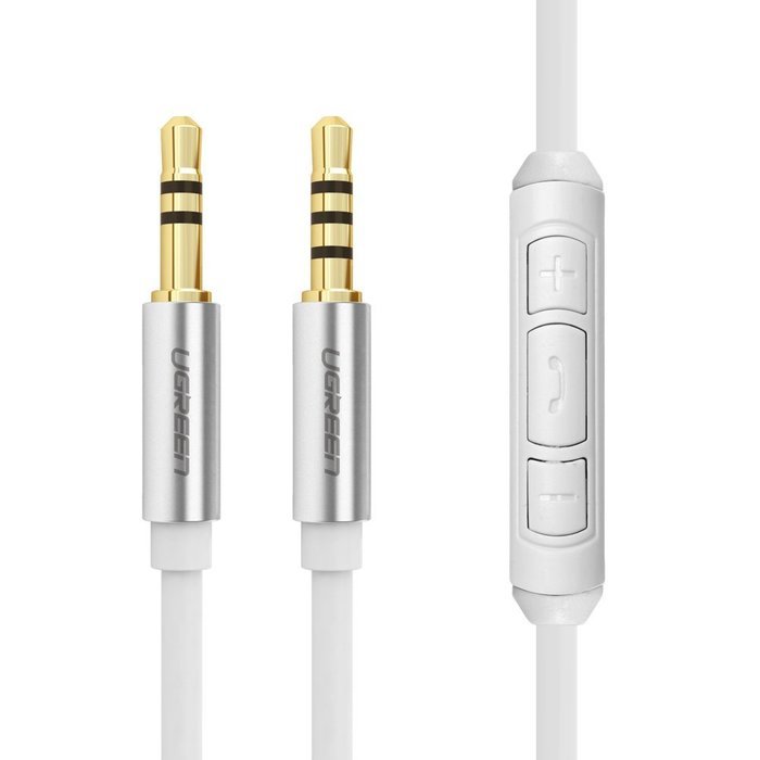 3.5mm Audio Cable, Ugreen 3.5mm Coiled Stereo Audio Cable Male for Car Stereo/Headphone/Phone/MP3(5FT, Black) N8