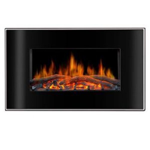 LOFTY Valencia BG03CB Flat Face Wall Mount Electric Fireplace / BG03FB /