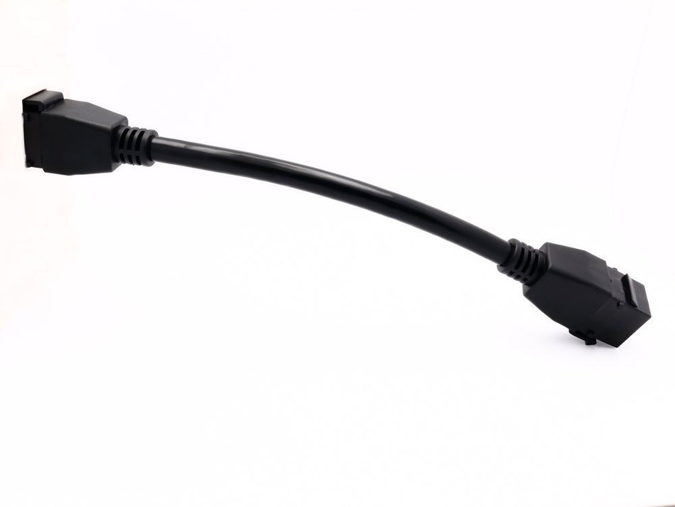 RiteAV - HDMI Female-Female Pigtail Extension Cable Coupler Keystone Dongle Jack