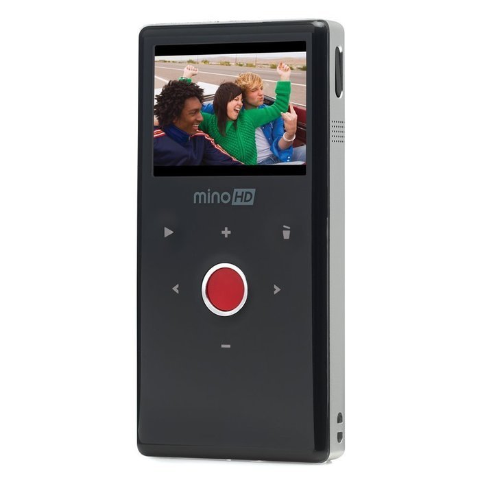 Flip MinoHD Video Camera - Brushed Metal, 8 GB, 2 Hours (2nd Generation) (Discontinued by Manufacturer) N4