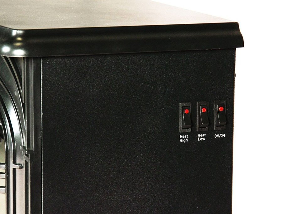 Clevr Free Standing Portable 1500W Electric Fireplace Heater up to 1000 Sq Ft N4