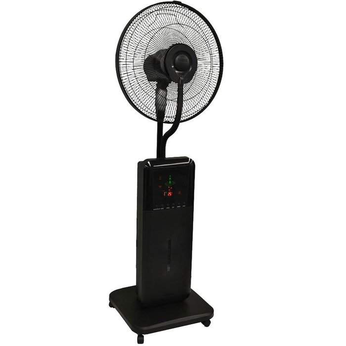CoolZone by Sunheat CZ500 Misting Fan Ultrasonic Dry Misting Fan in White with Bluetooth Technology N7
