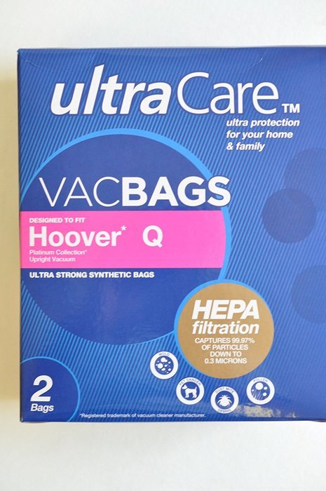 Hoover Type Q UltraCare HEPA Filtration Replacement Vacuum Bags 2pk N2