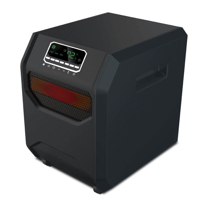 (US Stock)Youzee 4-Element Quartz Infrared Portable Electric Large Room Space Heater