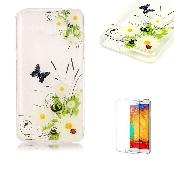 Galaxy J120(2016 Model) TPU Case with Free Screen Protector,Funyye See Through Transparent Soft Rubber Silicone... N152