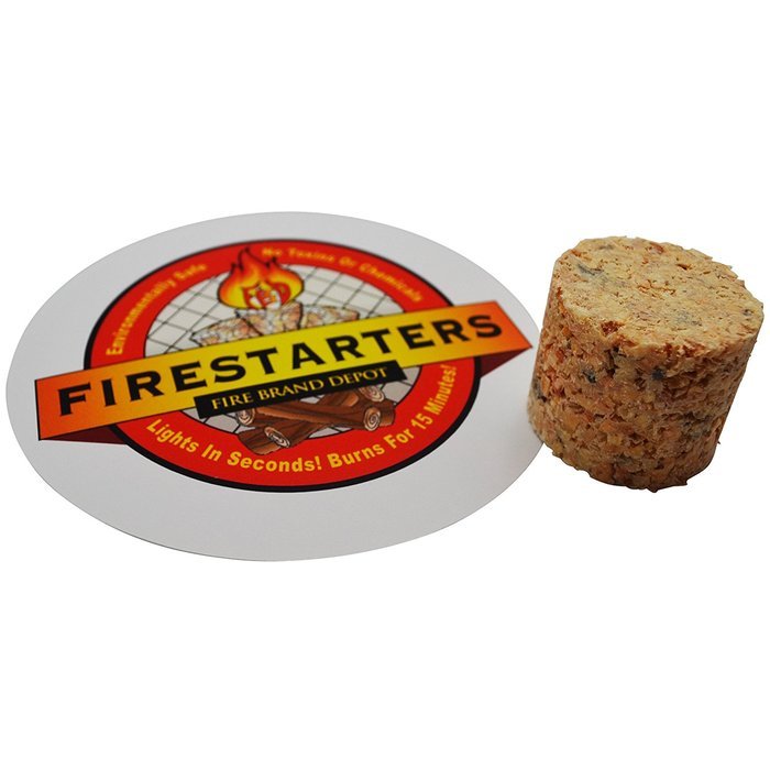 Fire Brand Depot FIRESTARTERS -- Fire-Starting Mini Pods for All-Natural Quick-Starting Fires (24) N4