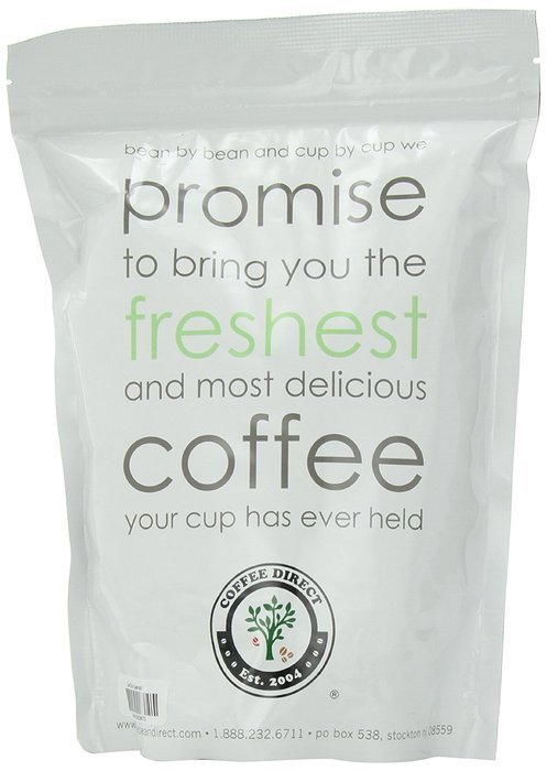 Coffee Bean Direct Decaf Dark Sumatra, Whole Bean Coffee, 16-Ounce Bags (Pack of 3) N4